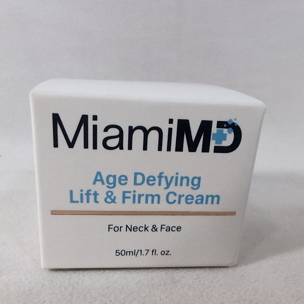 Miami MD Age Defying Lift & Firm Cream For Neck & Face 50 ml 1.7 fl. oz. NEW
